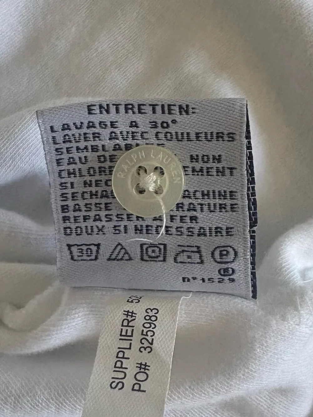 Ralph Lauren Sport Slim Fit White Polo Green Pony Logo Girls L